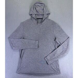 Lululemon Hoodie Mens Large Grey Switch Up Tech Lightweight Performance
